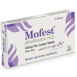 Mofest 400mg Tablets — Moxifloxacin Antibiotic for Bacterial Infections