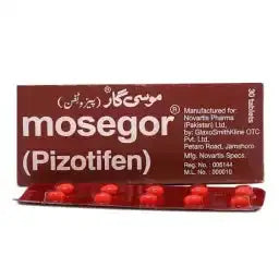 Mosegor Tablet 0.5mg 30’s – Migraine and Cluster Headache Prevention novartis pharmaceuticals