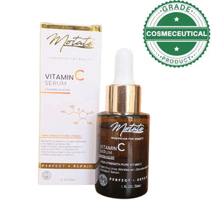Motate vitamin C serum with CoQ10 olive extract 30ml derm innovative