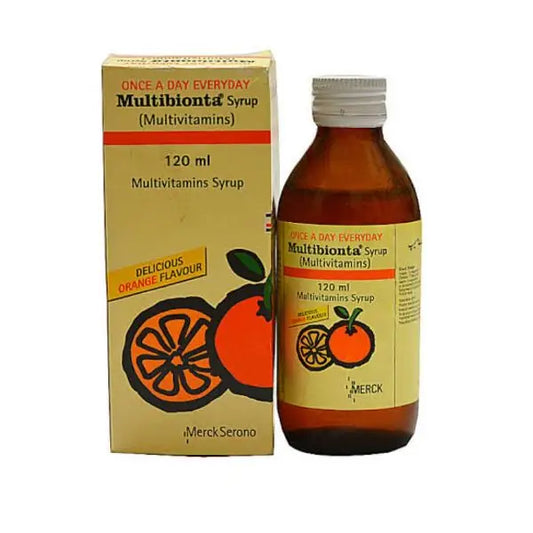 Multibionta Syrup 120ml – Multivitamins for Fatigue, Immunity & Overall Health – Available in Pakistan