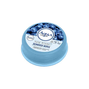 Aqua Color Line Nail polish Remover Pad 40 Pieces – back of packaging