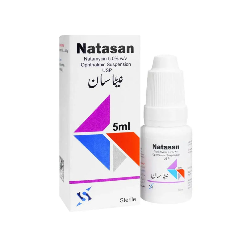 Natasan Eye Drops 5ml (Natamycin 5%) - Antifungal Ophthalmic