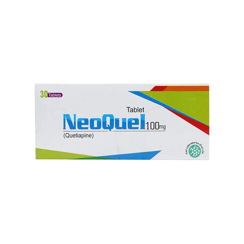Neoquel 100mg Tablets – Quetiapine Fumarate for Schizophrenia & Bipolar Disorder