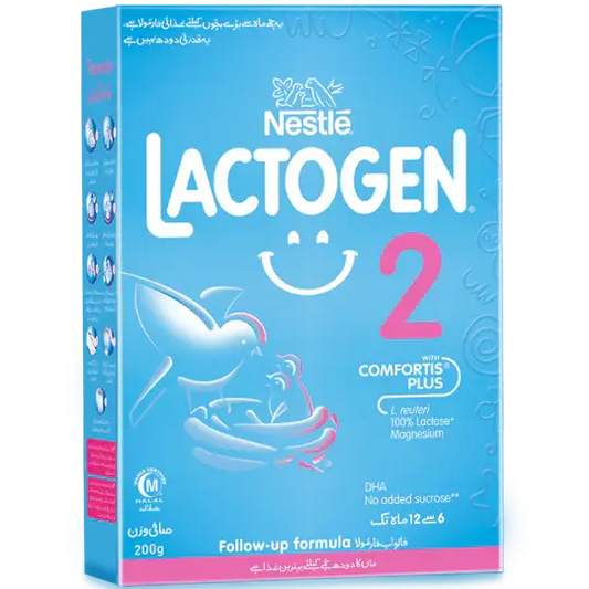 LACTOGEN 2 200GM – Nutritional Formula for 6-12 Months