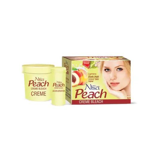 Nisa Peach Creme Bleach 45g – Gentle Skin Lightening & Brightening