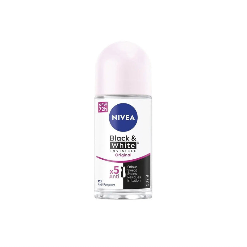 Nivea Invisible Black & White Clear Roll-On 50ml