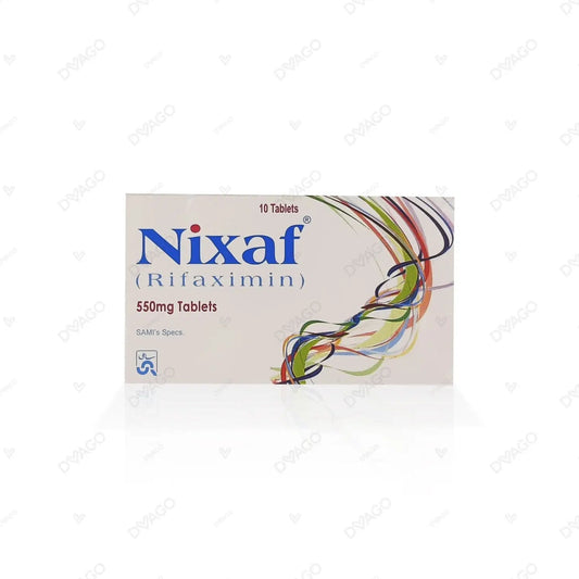 Nixaf 550mg Tablets – Rifaximin for Bacterial Infections & IBS Relief