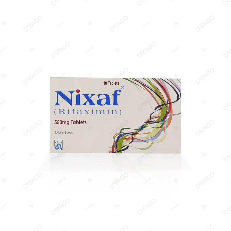 Nixaf 550mg Tablets – Rifaximin for IBS & Gut Infection Relief