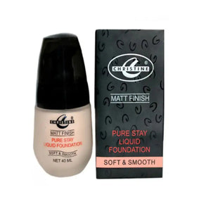 Christine Liquid Foundation Matte Finish Nude 9 (40ml) - derma.pk