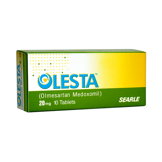 Olesta 20mg Tablet (Olmesartan) - ARB for High Blood Pressure – Buy Online in Pakistan | Derma.pk