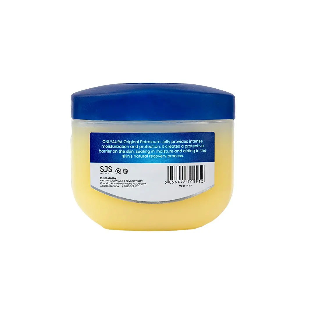 OnlyAura Original Petroleum Jelly – back of packaging