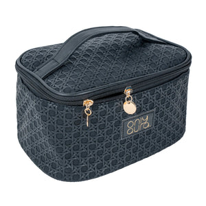 ONLYAURA COSMETIC BAG 215-308# BLACK PU MATERIAL