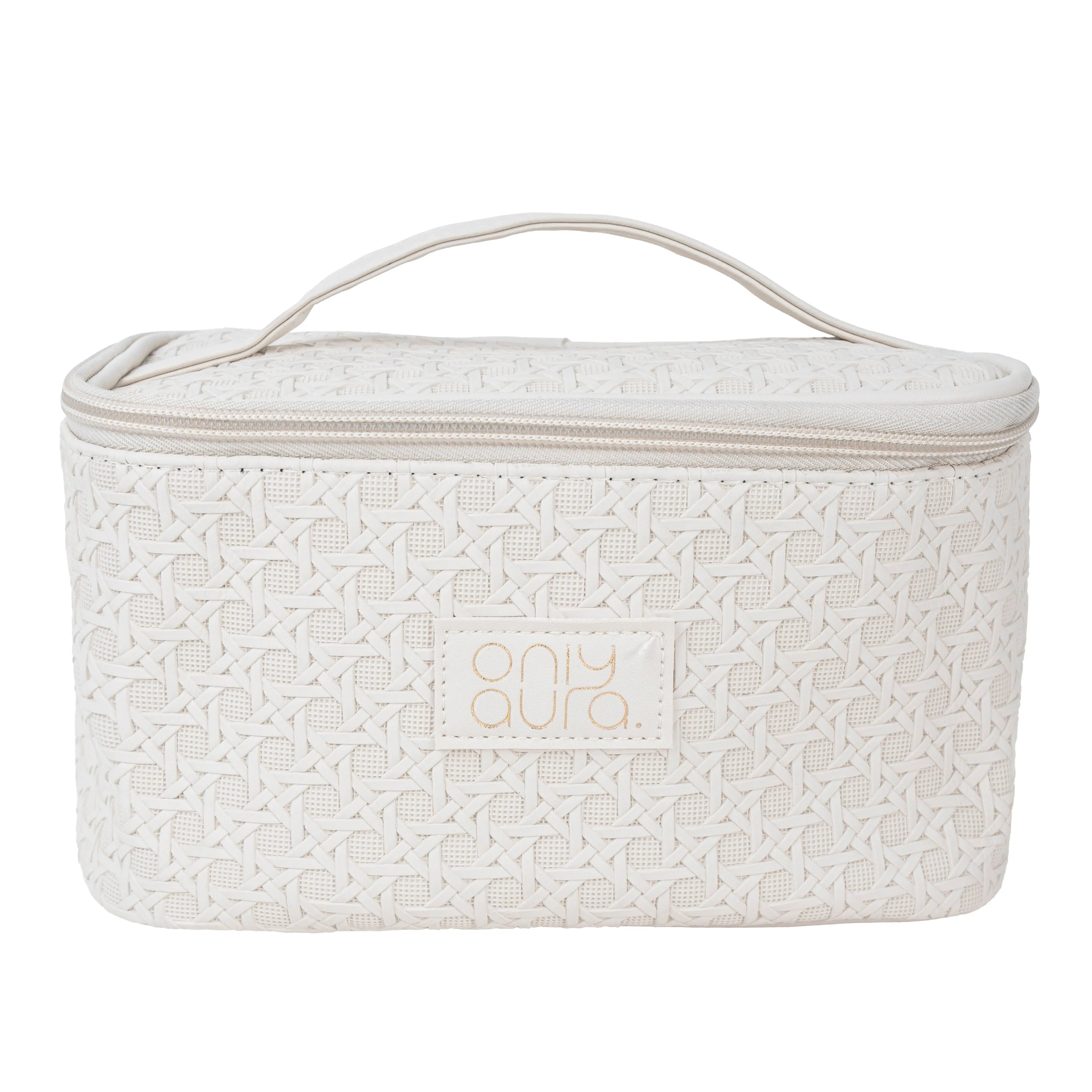 OnlyAura Cosmetic Bag 215-308# White PU Material product photo