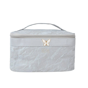 ONLYAURA COSMETIC BAG 215-367# GREY PU MATERIAL