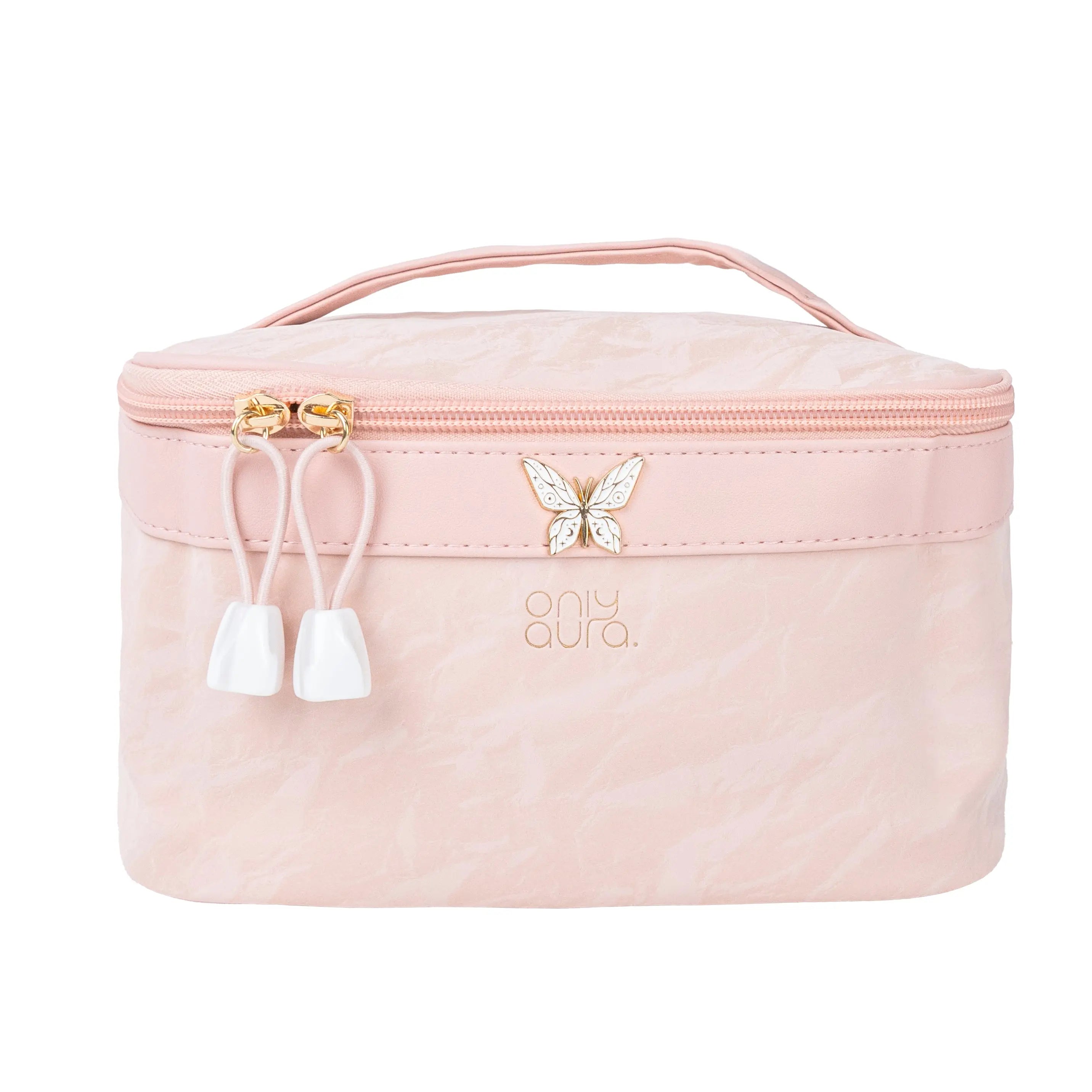 OnlyAura Cosmetic Bag 215-367# Pink PU Material product photo