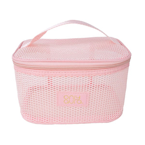 ONLYAURA COSMETIC BAG 3331# PINK GRENADINE MATERIAL