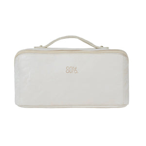 ONLYAURA COSMETIC BAG 5042-367# OFF.WHITE PU MATERIAL
