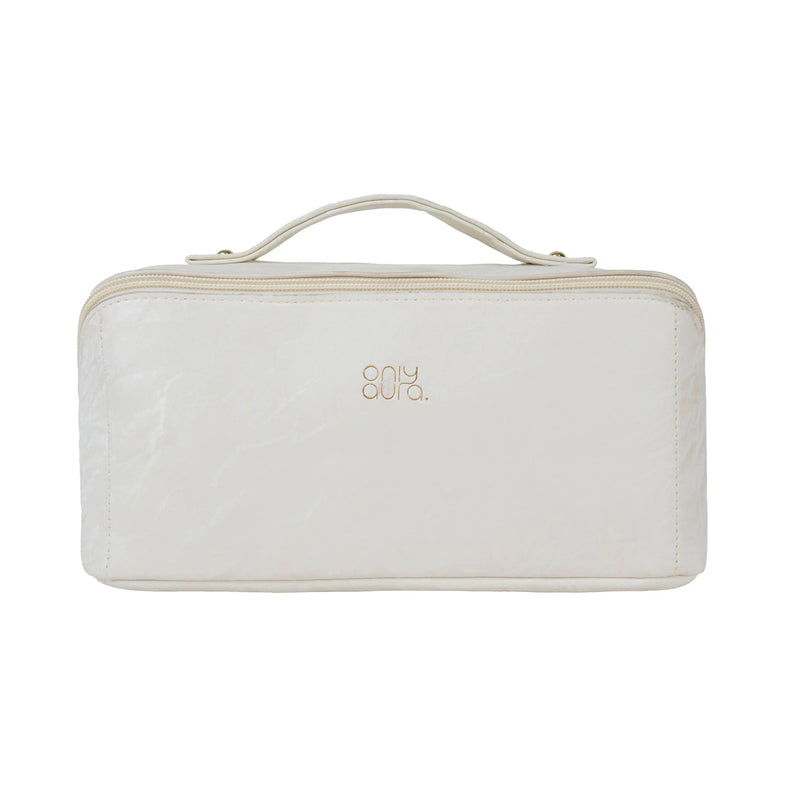 ONLYAURA COSMETIC BAG 5042-367# OFF.WHITE PU MATERIAL