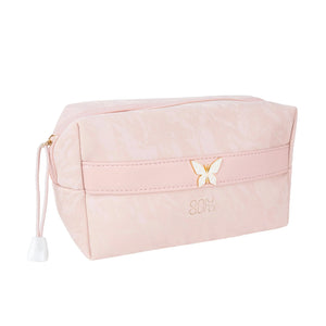 ONLYAURA COSMETIC BAG 5042-367# PINK PU MATERIAL