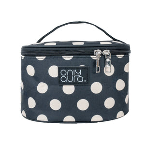 ONLYAURA COSMETIC BAG YA2609# BLACK CLOTH MATERIAL