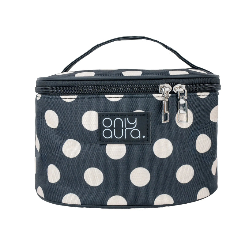 ONLYAURA COSMETIC BAG YA2609# BLACK CLOTH MATERIAL