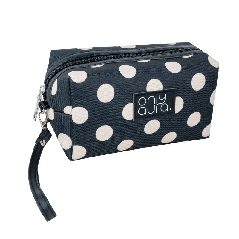 ONLYAURA COSMETIC BAG YA2612# BLACK CLOTH MATERIAL