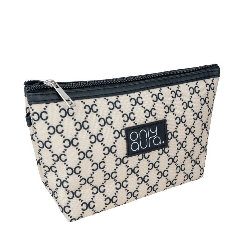 ONLYAURA COSMETIC & TOILTRIES BAG YA2616# WHITE CLOTH MATERIAL