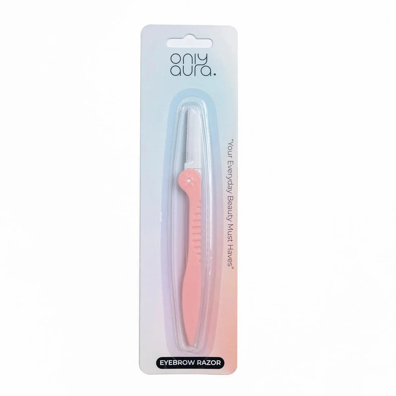 ONLYAURA EYEBROW RAZOR FOLDABLE ABS + SS (M259)