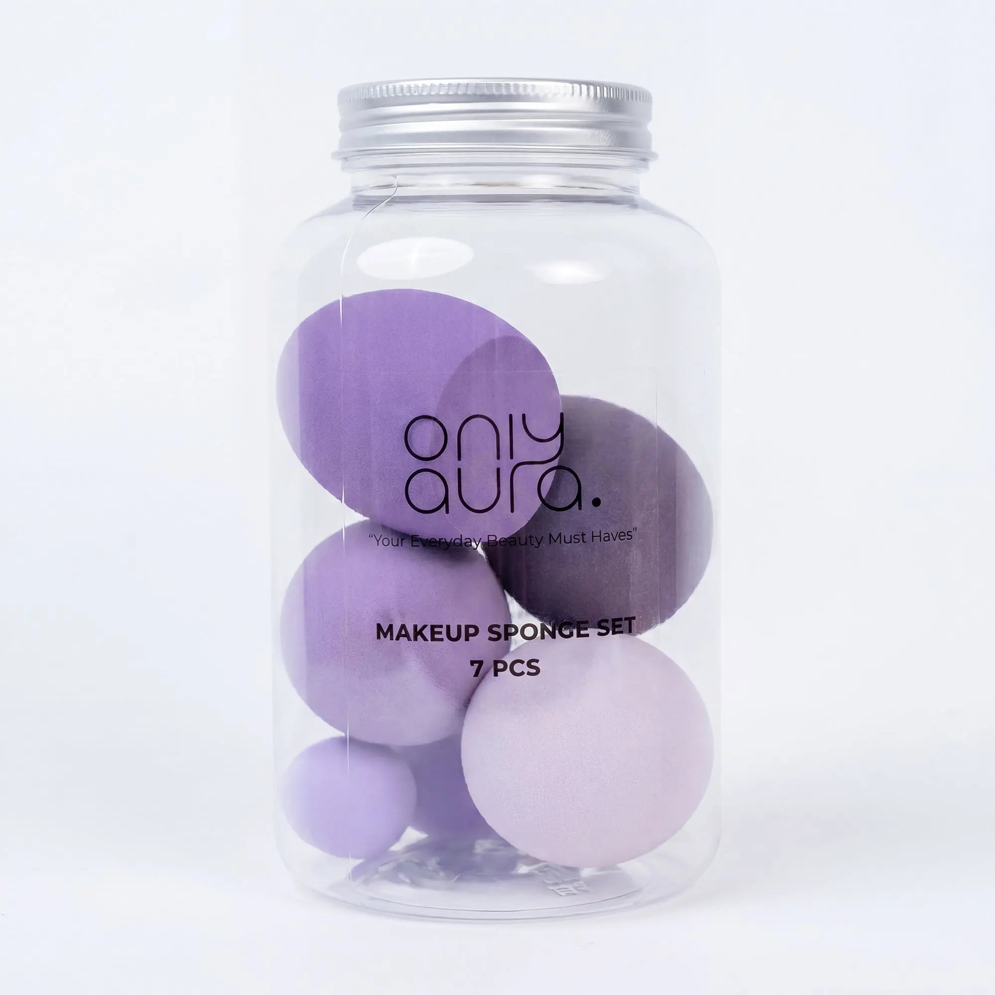 OnlyAura Makeup Sponge 7-PCS Set With Bottle (FF707) 78g product photo