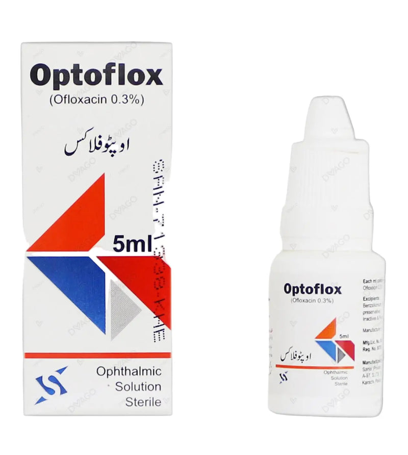 Optoflox Eye Drops 5ml (Ofloxacin) — Bacterial Eye Infection