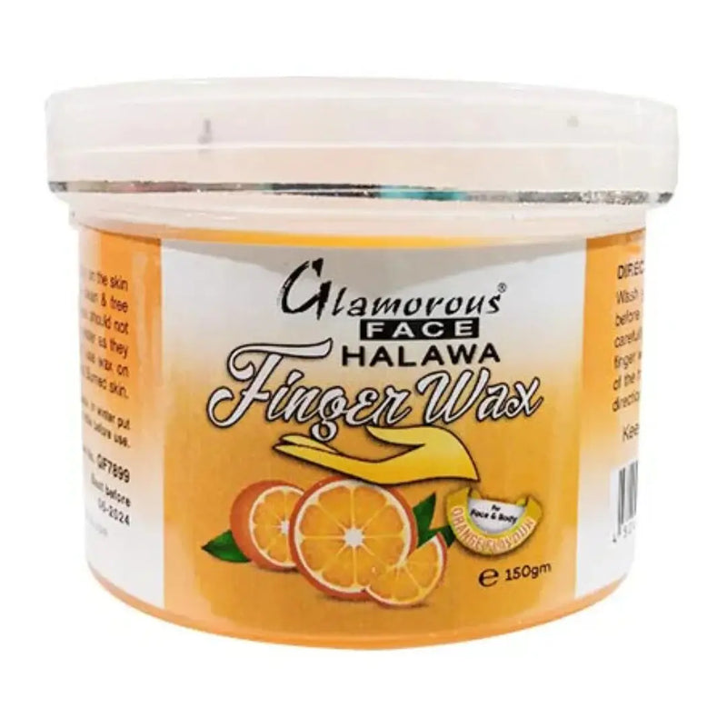 Glamorous Face Halawa Finger Wax Orange 150g