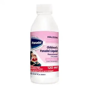 Panadol Children's Liquid Sugar Free 120ml – Paracetamol for Pain & Fever Relief