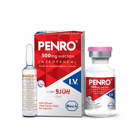 Penro IV Injection 500mg – Meropenem for Severe Bacterial Infections