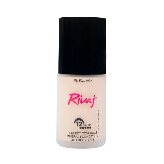 Rivaj Perfect Coverage Mineral Foundation Shade 3 - Flawless Coverage for Medium Skin Tones