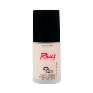 Rivaj Perfect Coverage Mineral Foundation Shade 4 – Full Coverage Matte Foundation for Medium Skin Tones