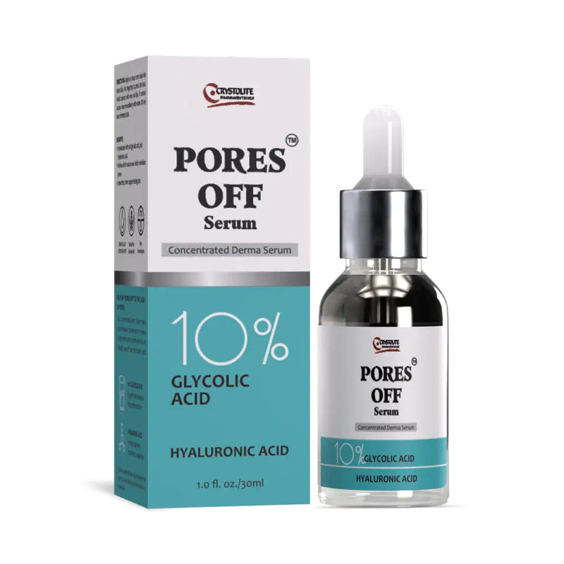 Pores Off Serum 10% – Glycolic Acid for Smoother Skin and Minimized Pores