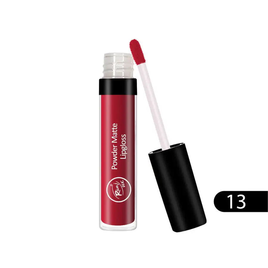 Rivaj Powder Matte Lip Gloss Shade 13 – Powdery Soft Matte Lip Color – Available in Pakistan