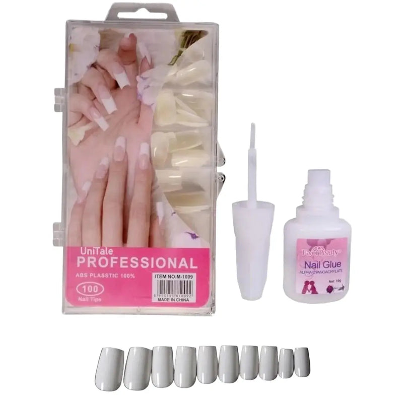 Professional ABS Plastic Nails – 100 Nail Tips
