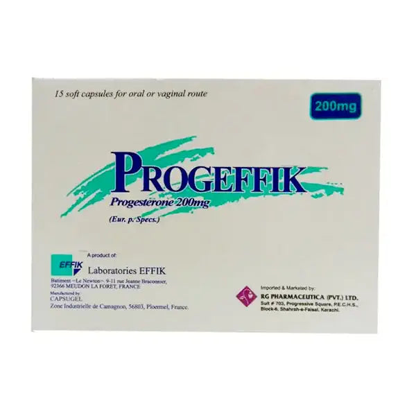 Progeffik 200mg – Natural Micronized Progesterone for Women’s Health