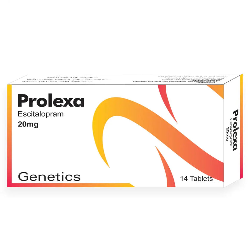 Prolexa 20mg Tablets 14s – Escitalopram Oxalate for Depression & Anxiety Relief