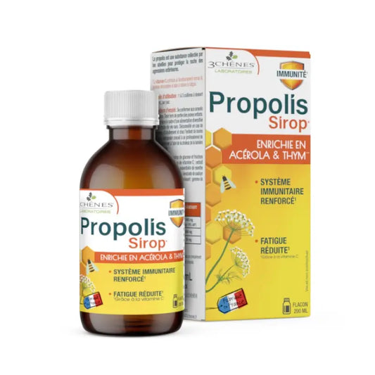 Propolis Syrup 120ml Les 3 Chenes Immune Support with Acerola & Thyme – Available in Pakistan