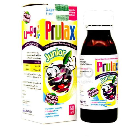 Prulax Junior 60ml Syrup — Lactulose for Constipation in Children – Available in Pakistan