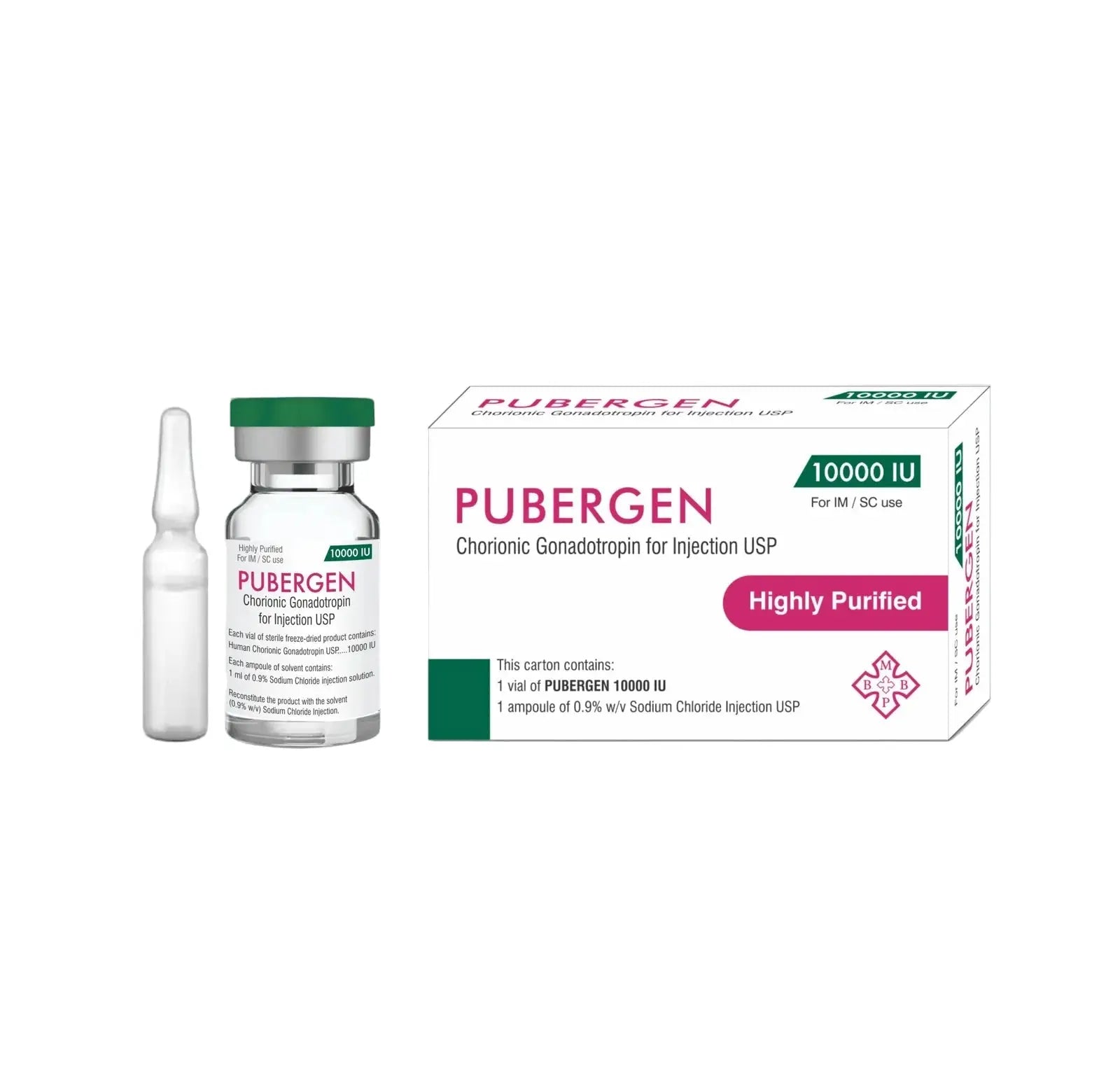 Pubergen 10,000 IU HCG Injection – Ovulation Trigger – Available in Pakistan