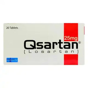 Qsartan Tablets 25mg – Losartan Potassium for Hypertension – Available in Pakistan