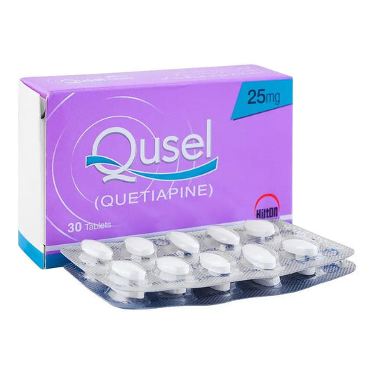 Qusel 25mg Tablet – Quetiapine for Sleep, Anxiety & Mood – Available in Pakistan