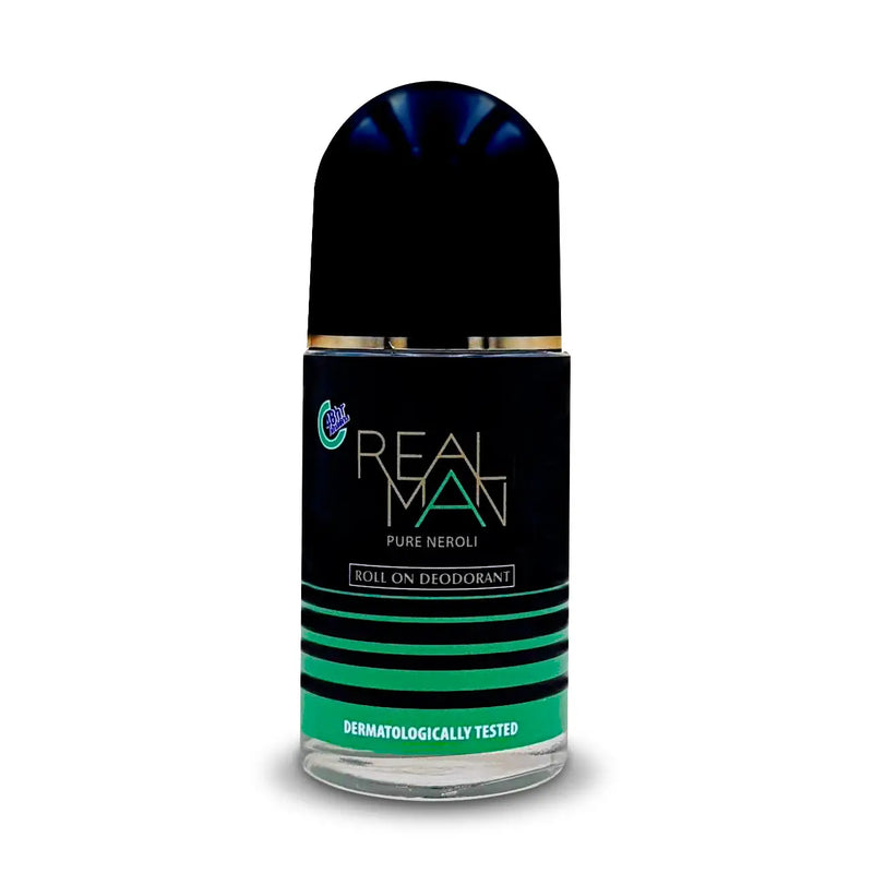RealMan Pure Neroli Roll-On – Premium Fragrance for Men – 50ml at Derma.pk.