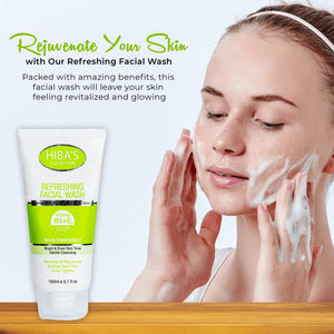 Hiba's Collection Hiba’s (Refreshing) Facial Wash 150ml – additional product angle