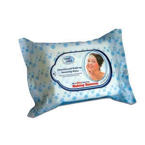 Cool & Cool Cleansing & Make-Up Remover Wipes 33's