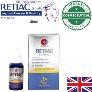Retiac-S Retinol 2.5% Serum Anti-Ageing with Radiant Skin 30ml