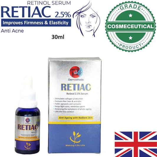 Retiac-S Retinol 2.5% Serum Anti-Ageing with Radiant Skin 30ml
